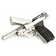 WE Модель пистолета Walther P38, металл, серебристый, в кейсе с подсветкой
